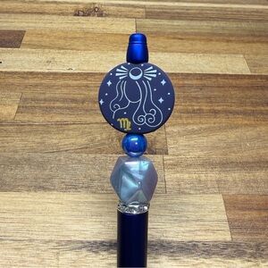 Blue Zodiac Vergo Beaded Pen